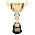 Cup Trophy, Gold - 13" Tall